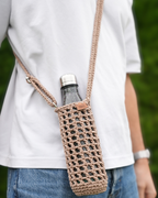 Naïda I Handgehäkelter Wasserflaschenhalter