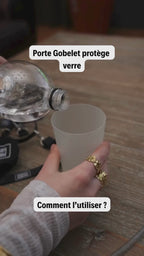 Becherhalter, Glasschutz 