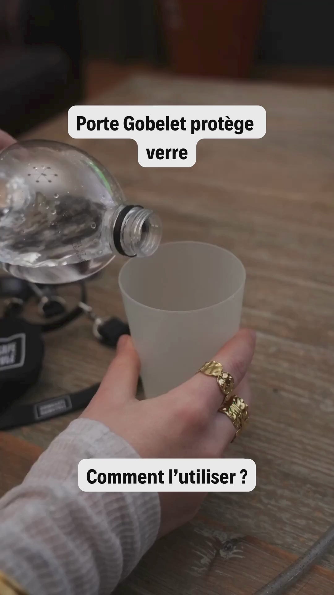 Becherhalter, Glasschutz 